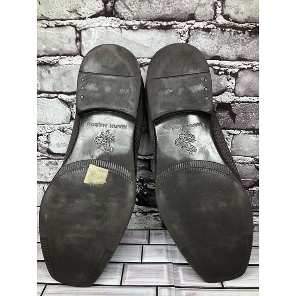 Mark Nason Dress Knit Oxford Gray Taupe Comfort Casual Walk Shoes Women Sz 12M - Picture 12 of 16